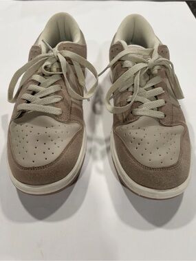 Nike Dunk Low SE Sanddrift Hemp Sail Beige Suede Sneakers Size 8.5W